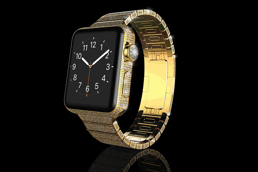 Apple часы с бриллиантами