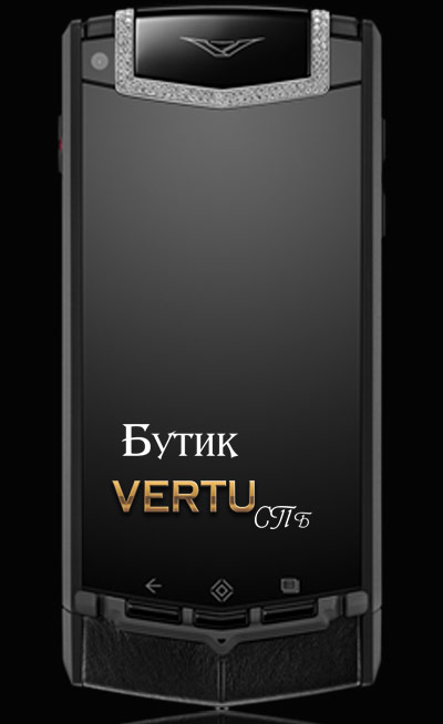 Vertu Ti Pure Black White Diamonds новый тачфон