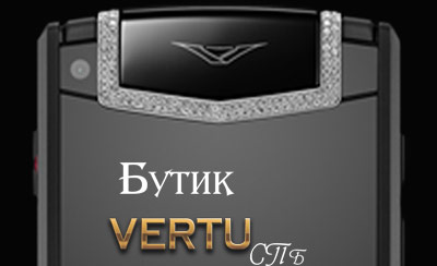 Vertu Ti Pure Black White Diamonds с бриллиантами